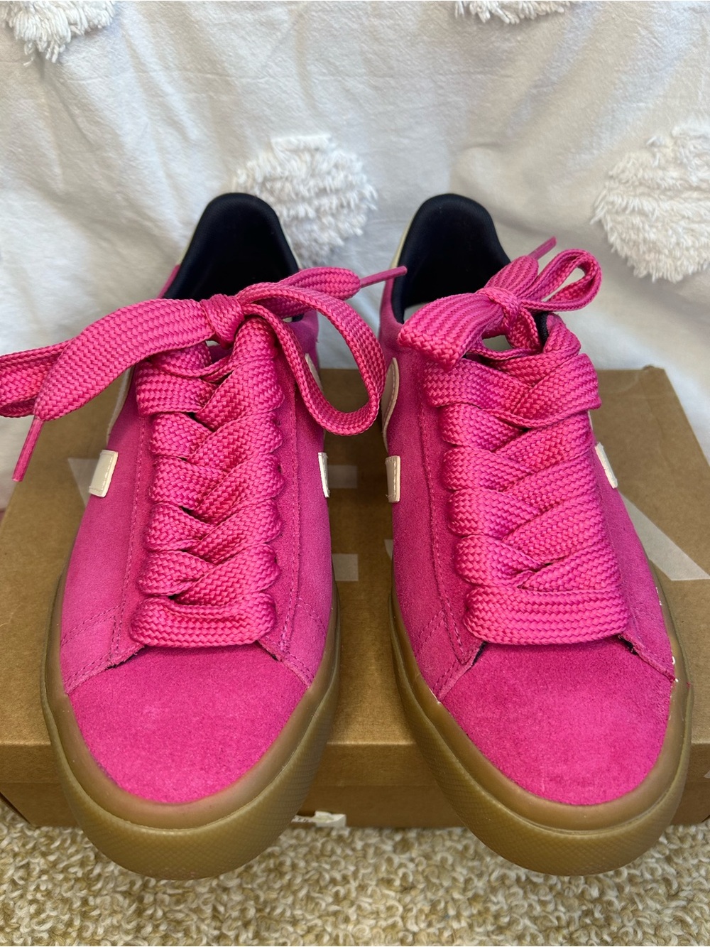 Veja Exclusive Campo Bold Sneakers Pink - Picture 5 of 16